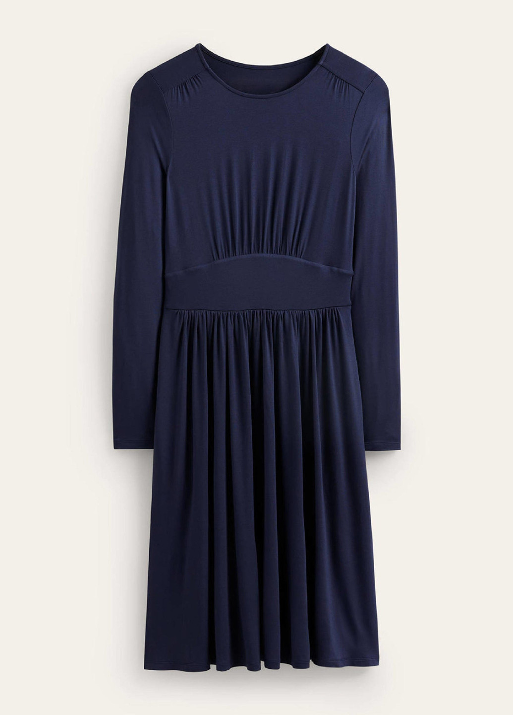 Темно-синя кежуал сукня кльош Boden однотонна
