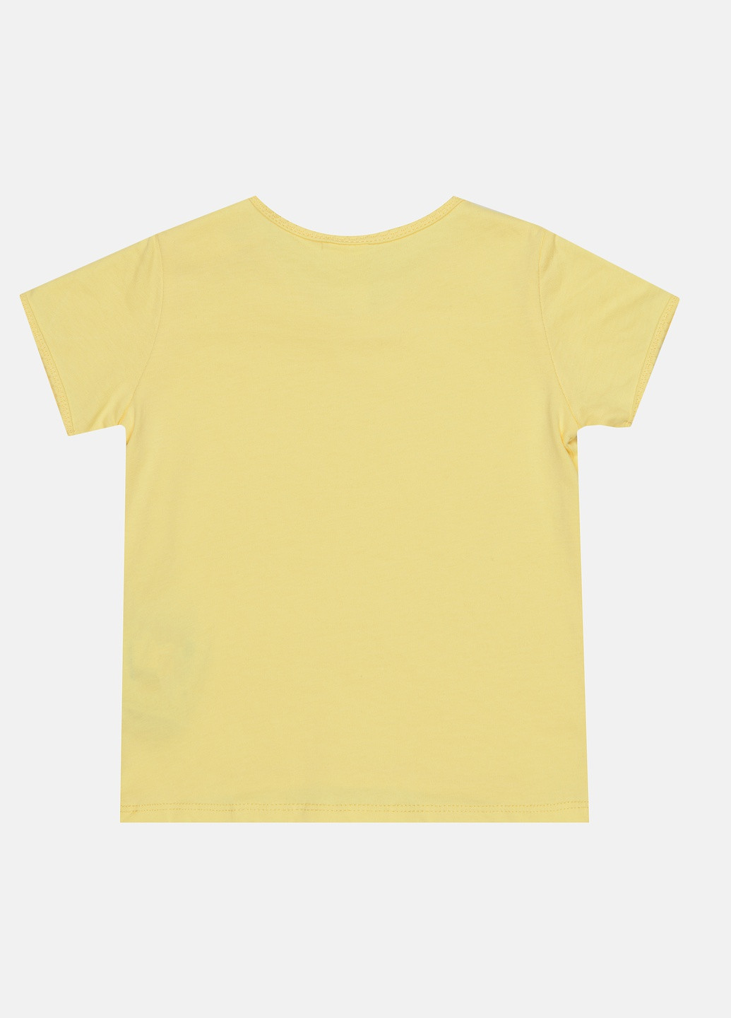 Желтая летняя футболка H&M