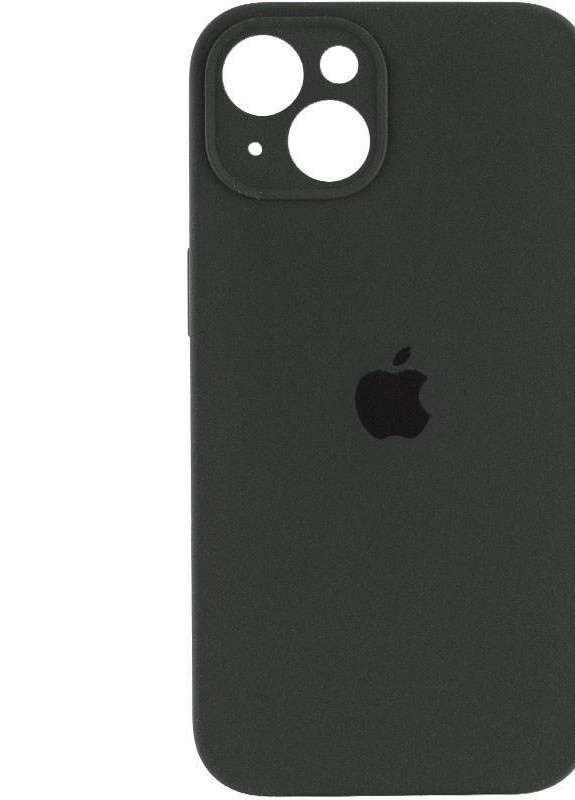 Силиконовый Чехол Накладка Закрытая Камера Silicone Case Full Camera Для iPhone 13 Space Gray No Brand (254091328)