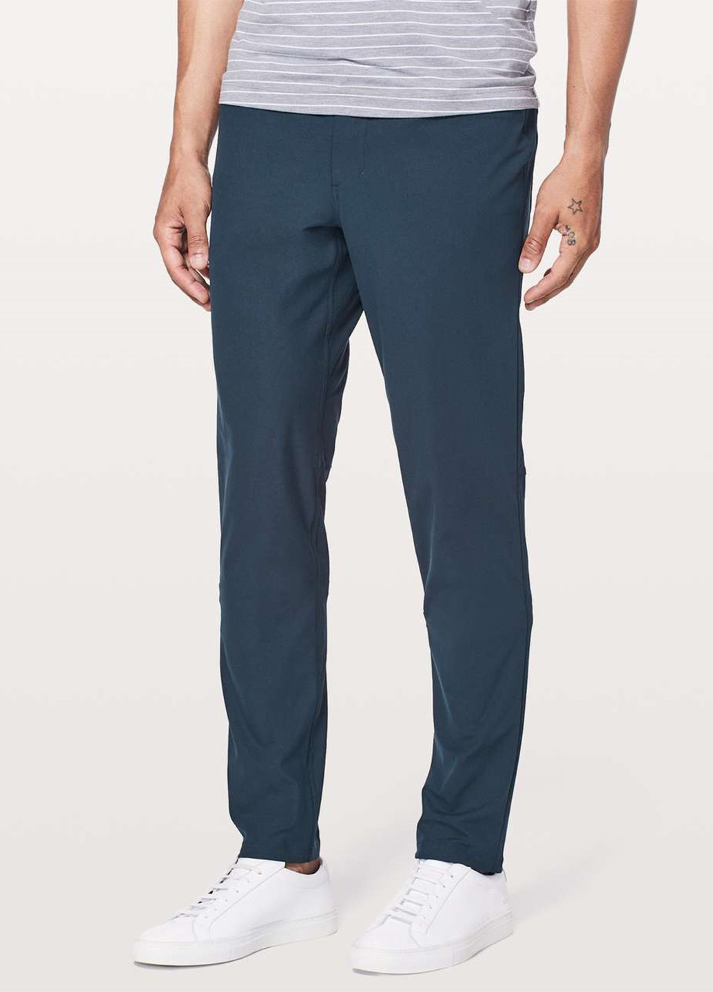 Темно-синие кэжуал демисезонные чиносы брюки Lululemon Athletica