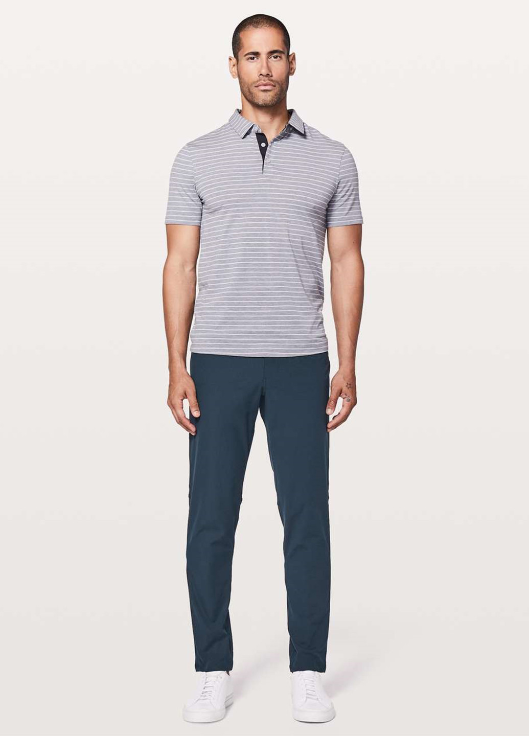 Темно-синие кэжуал демисезонные чиносы брюки Lululemon Athletica