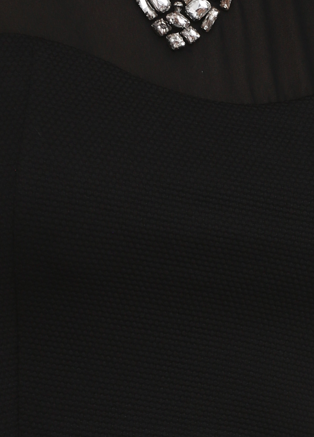 Черное кэжуал платье короткое Silvian Heach однотонное