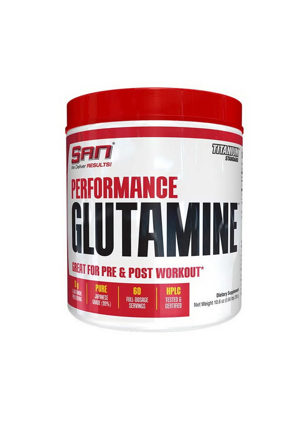 Глютамін Performance Glutamine 600 г SAN1170 San (255363387)