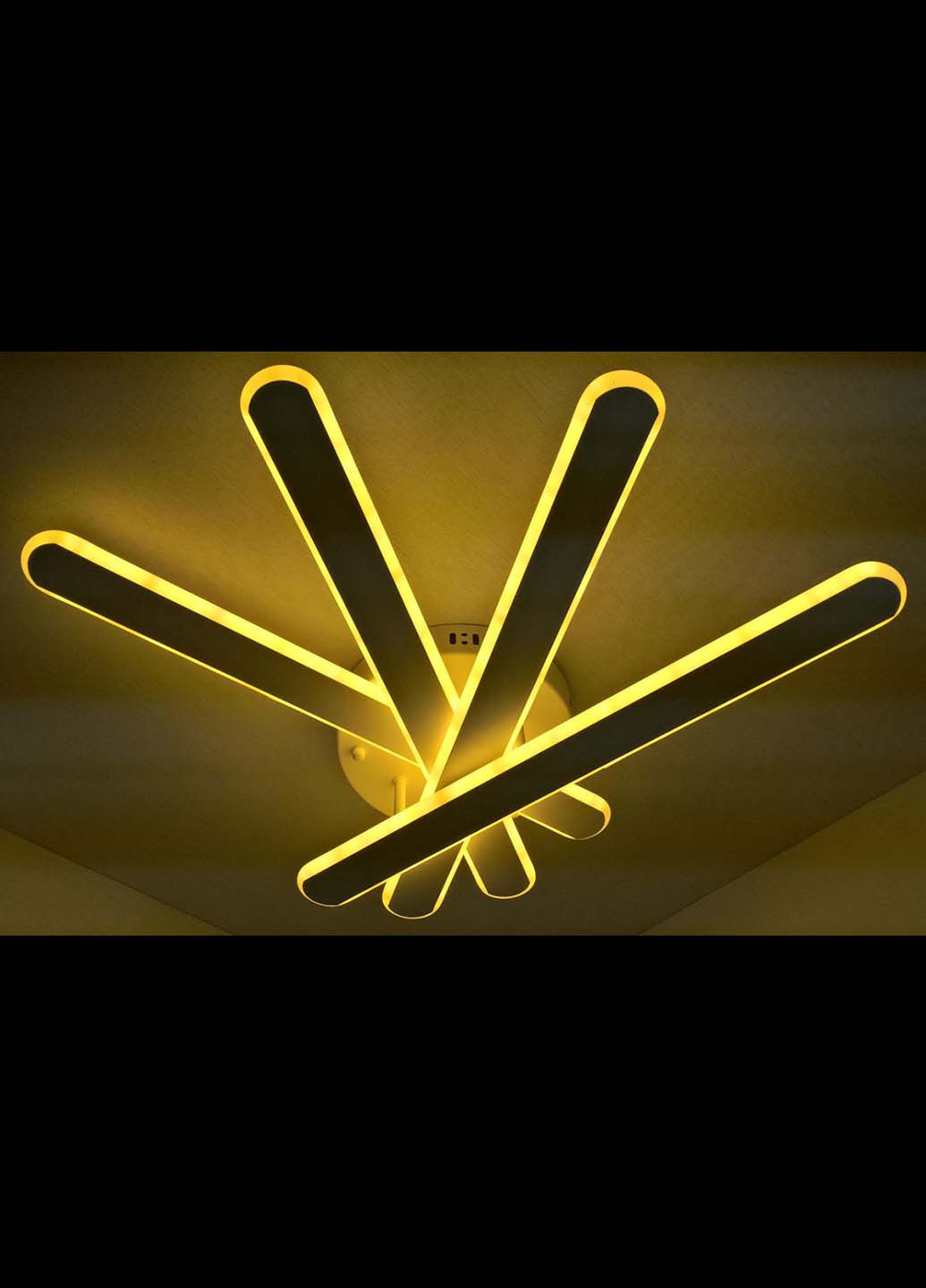 Світлодіодна потолочаня LED люстра 6202/4-wh Білий 12х51х60 см. Handmade (234540201)