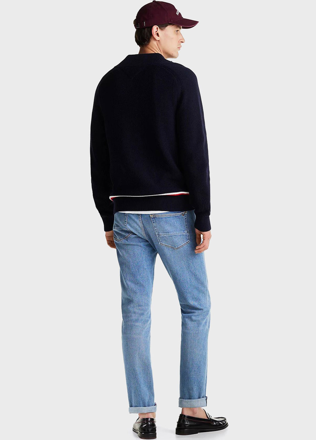 Темно-синій демісезонний светр Tommy Hilfiger