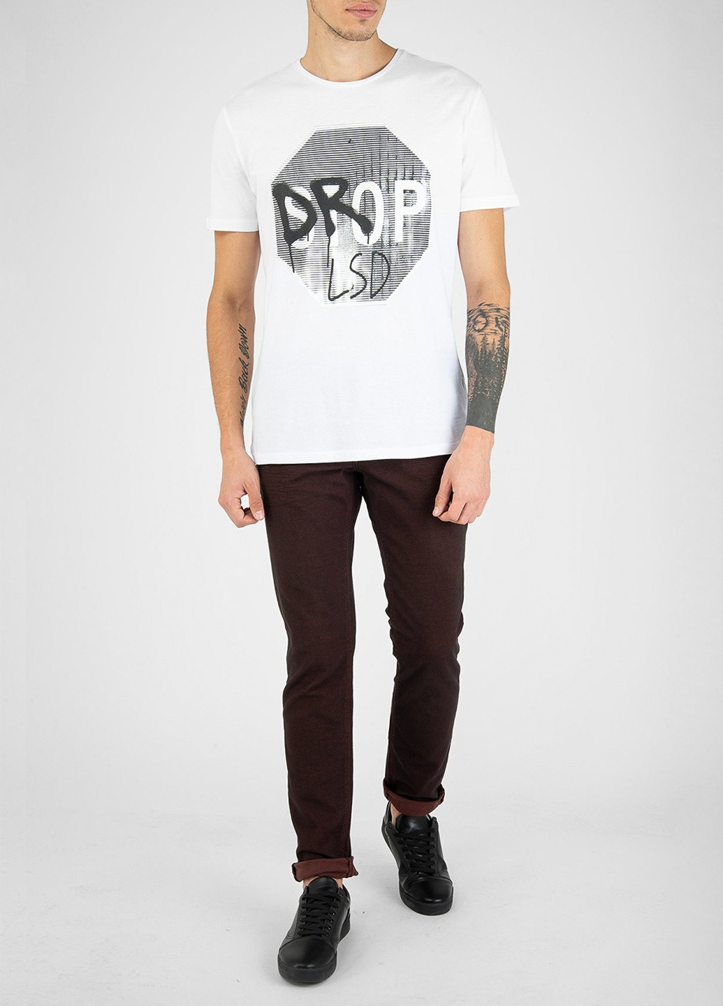 Коричневые кэжуал демисезонные брюки Antony Morato