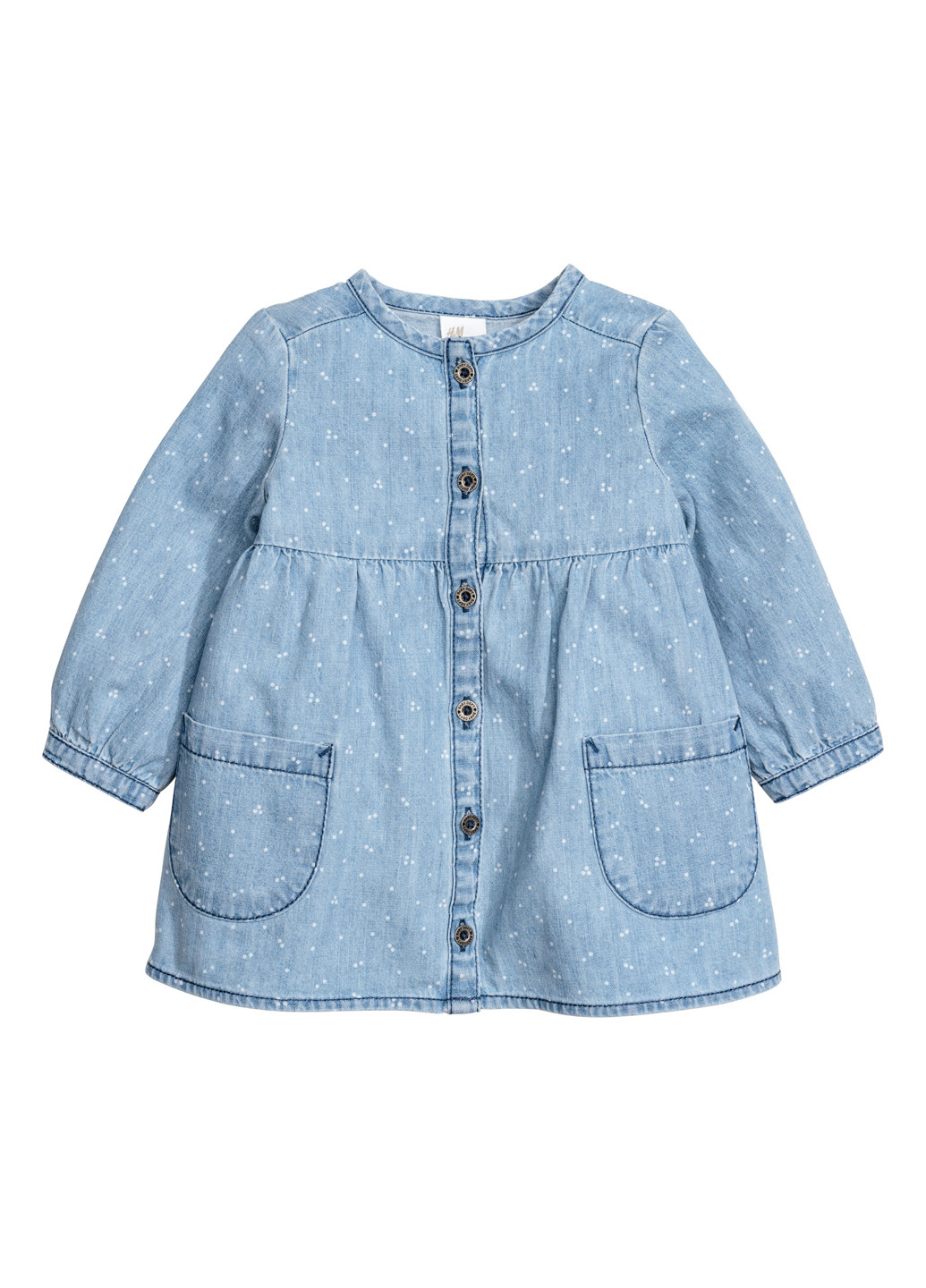 Блакитна сукня H&M (107325118)