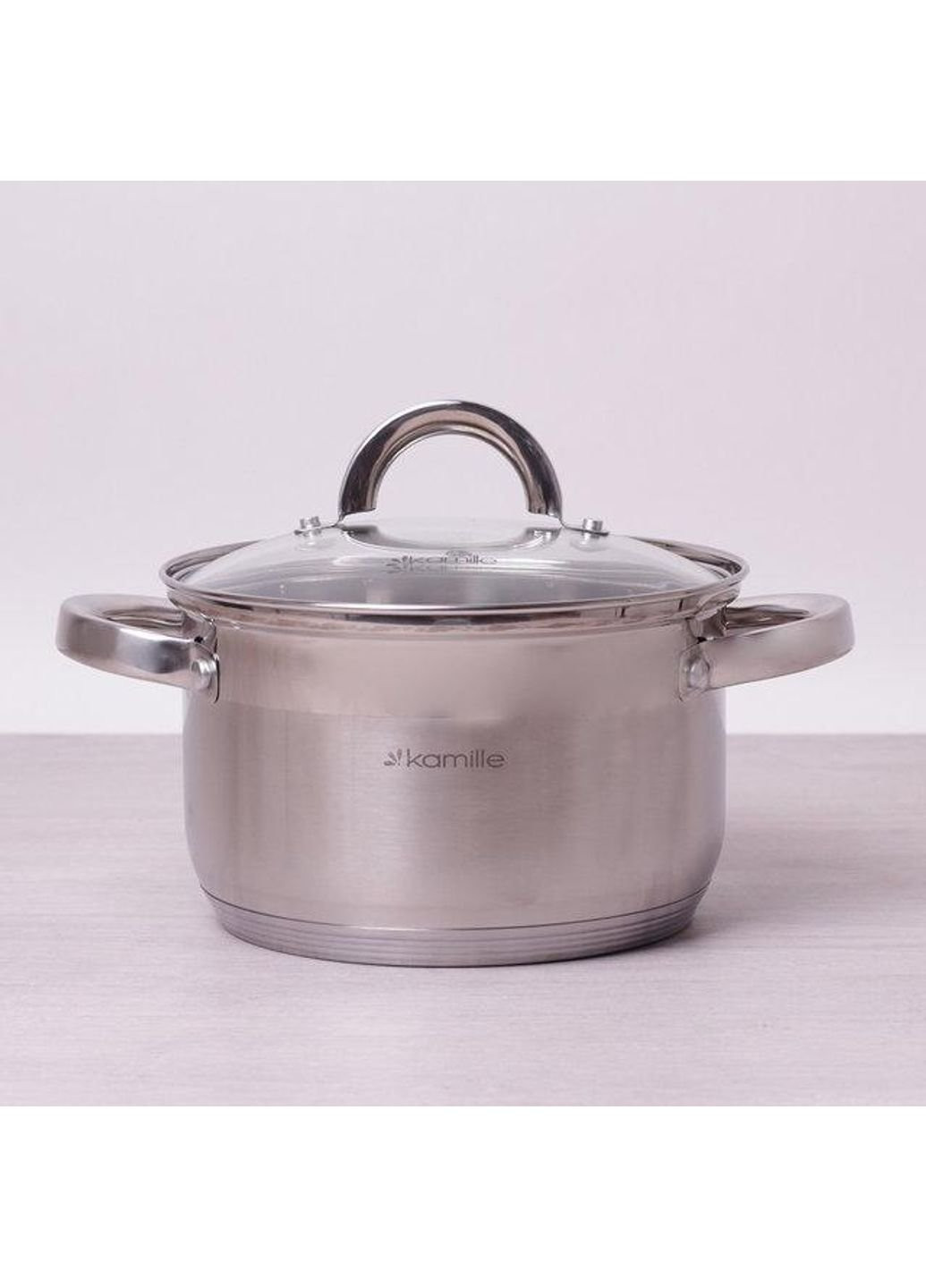 Кастрюля KM-5618S 2.9 л 18 см Kamille (253629025)