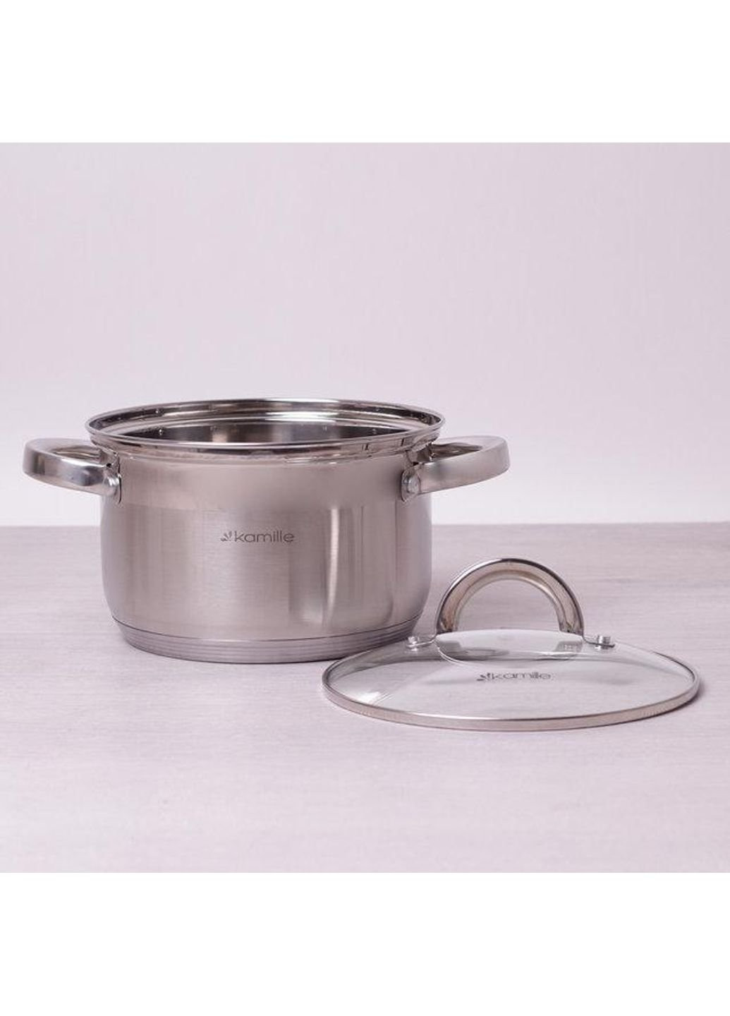 Кастрюля KM-5618S 2.9 л 18 см Kamille (253629025)