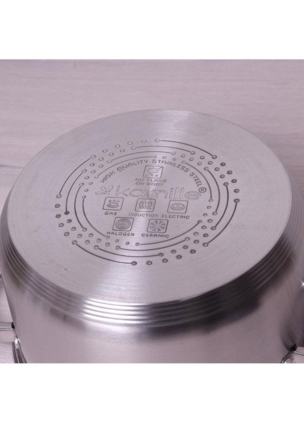 Кастрюля KM-5618S 2.9 л 18 см Kamille (253629025)