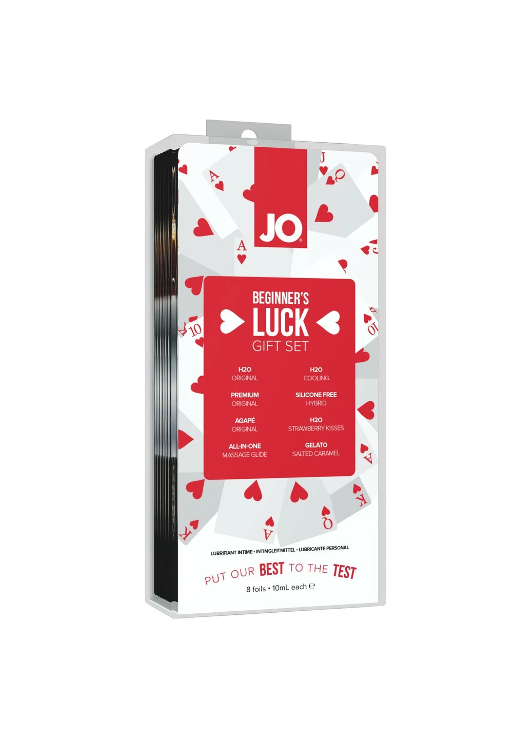 Набор из 8 видов смазок Beginner’s Luck по 10 мл на водной, силиконовой и гибридной основе System JO (251876893)