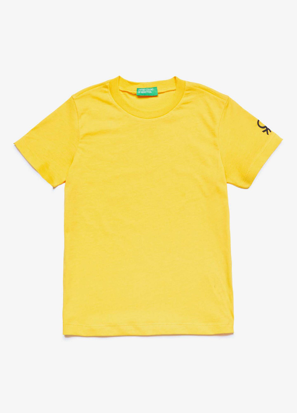 Світло-жовта літня футболка United Colors of Benetton