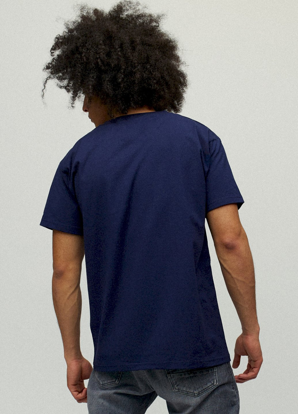 Темно-синя футболка чоловіча YAPPI