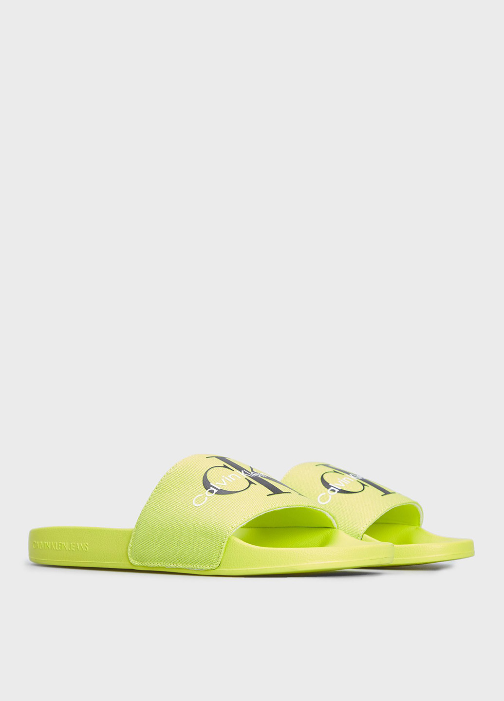 Желтые кэжуал шлепанцы Calvin Klein Jeans