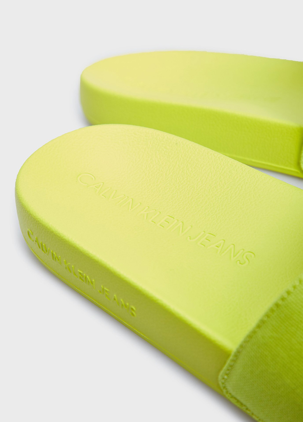 Желтые кэжуал шлепанцы Calvin Klein Jeans