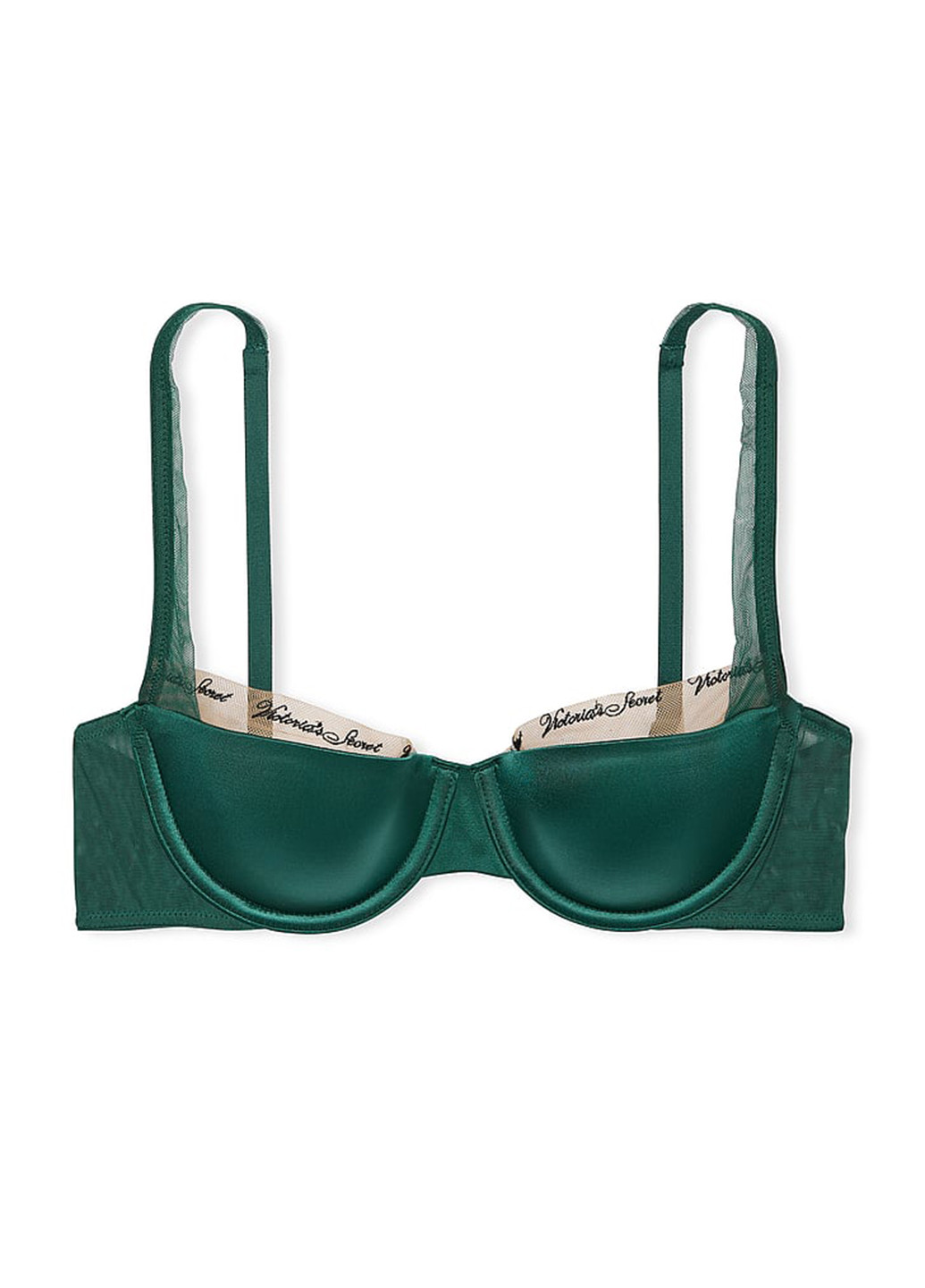 Зеленый демисезонный комплект (бюстгальтер, трусики) Victoria's Secret