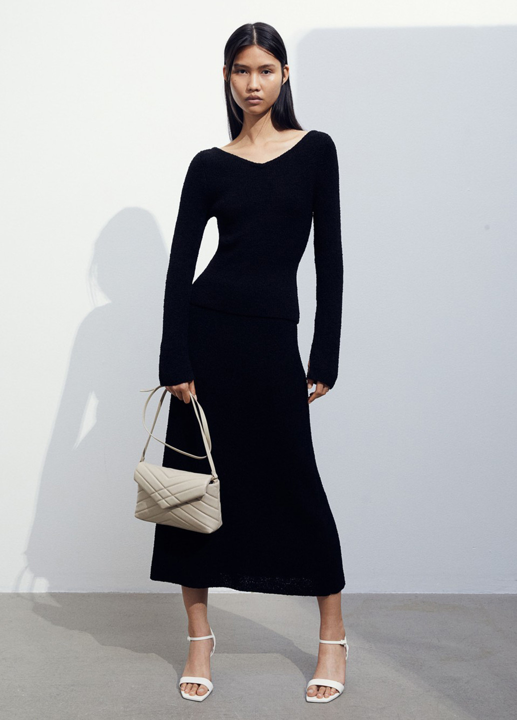 Чорний демісезонний пуловер пуловер H&M