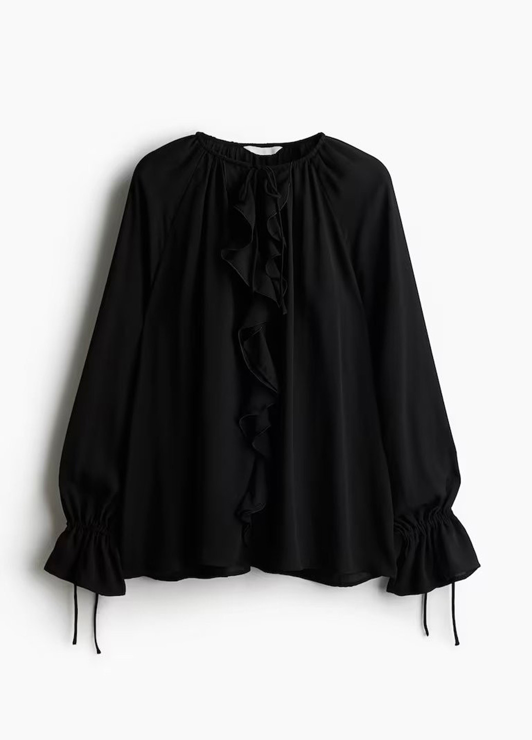 Чёрная блуза H&M