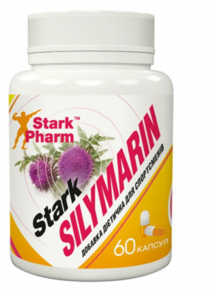 Силімарин для здоров'я печінки Stark Silymarin 500mg 60tabs Stark Pharm (232599982)