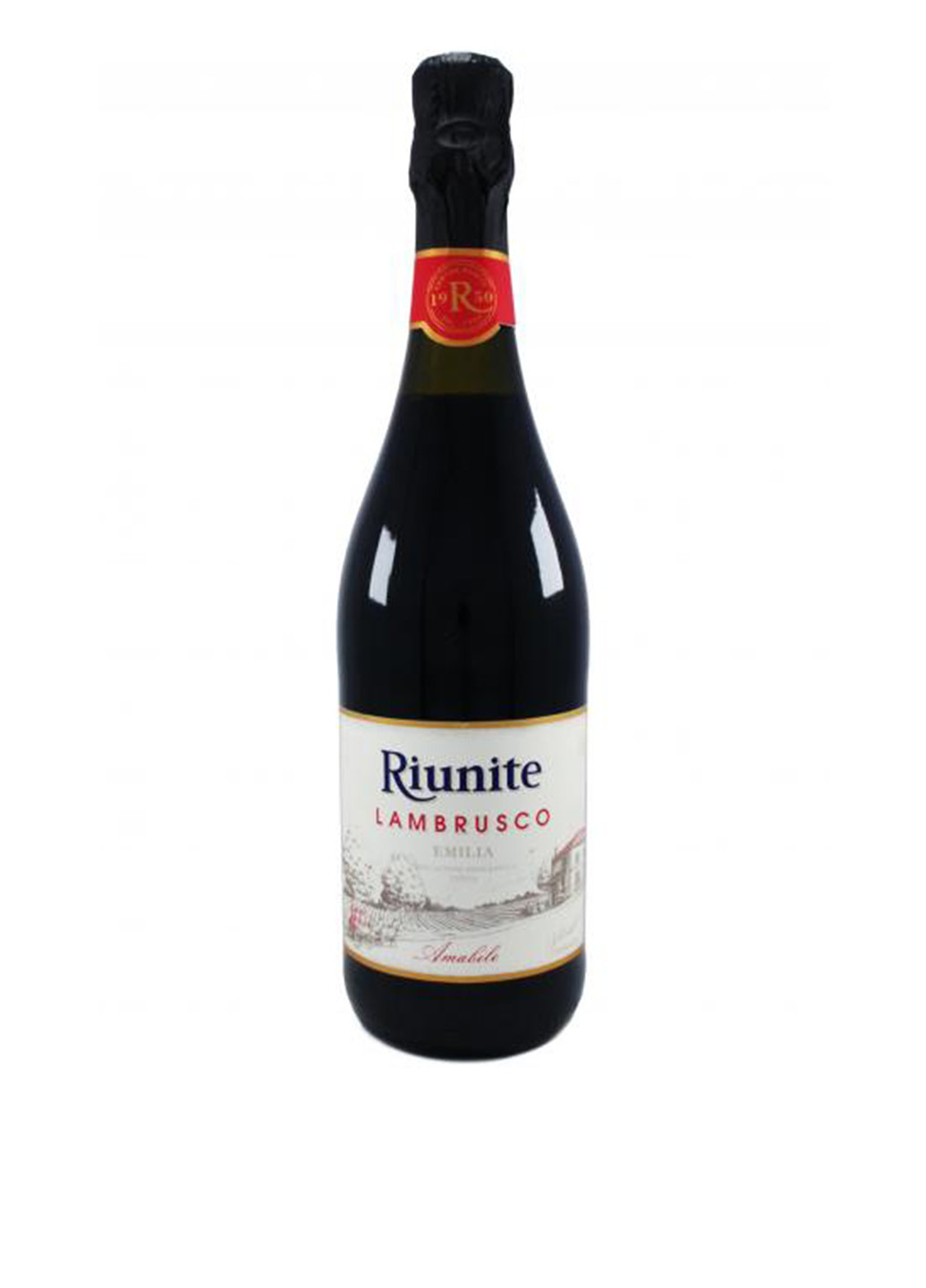 Вино ігристе Lambrusco Emilia IGT Rosso, 0,75л Riunite (198434939)