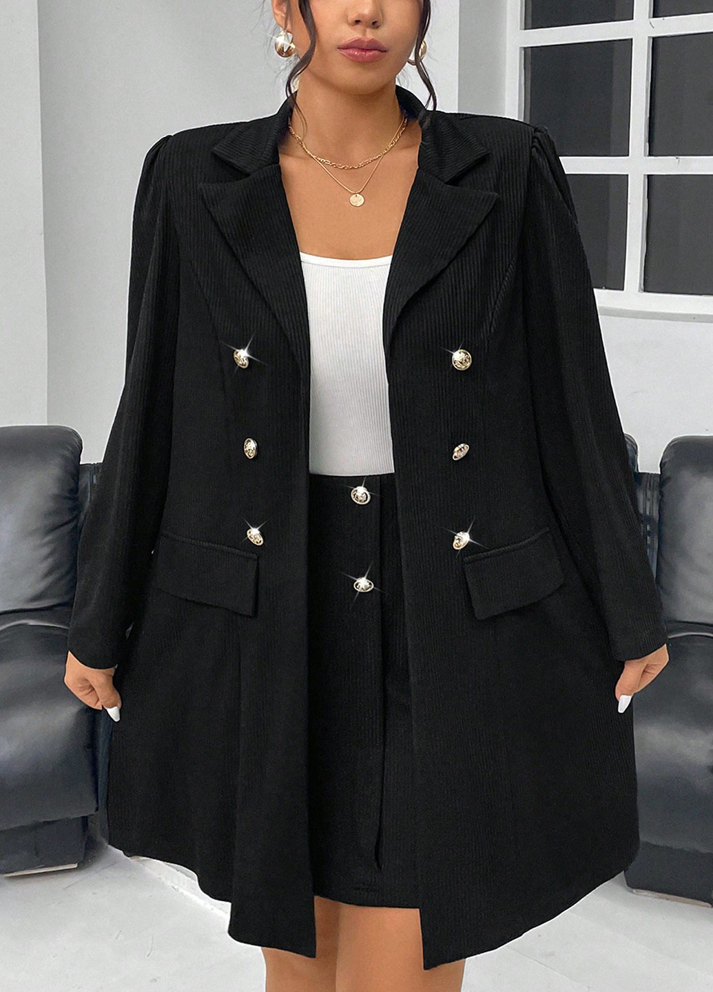 Костюм (жакет, юбка) SHEIN (365769765)