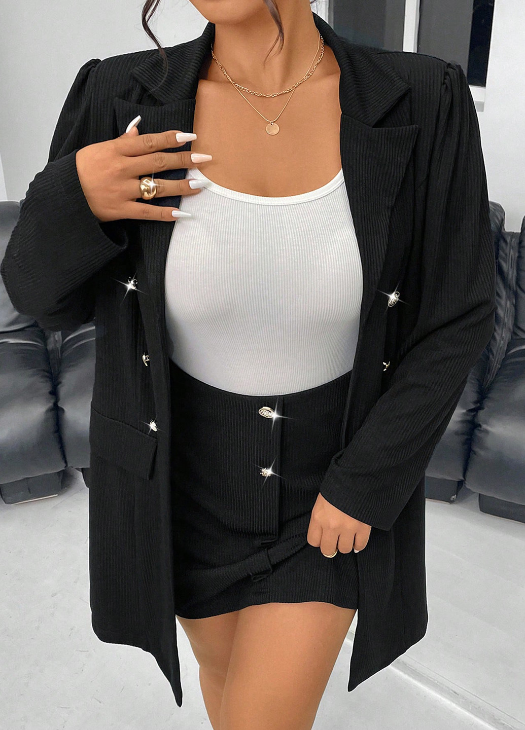 Костюм (жакет, юбка) SHEIN (365769765)