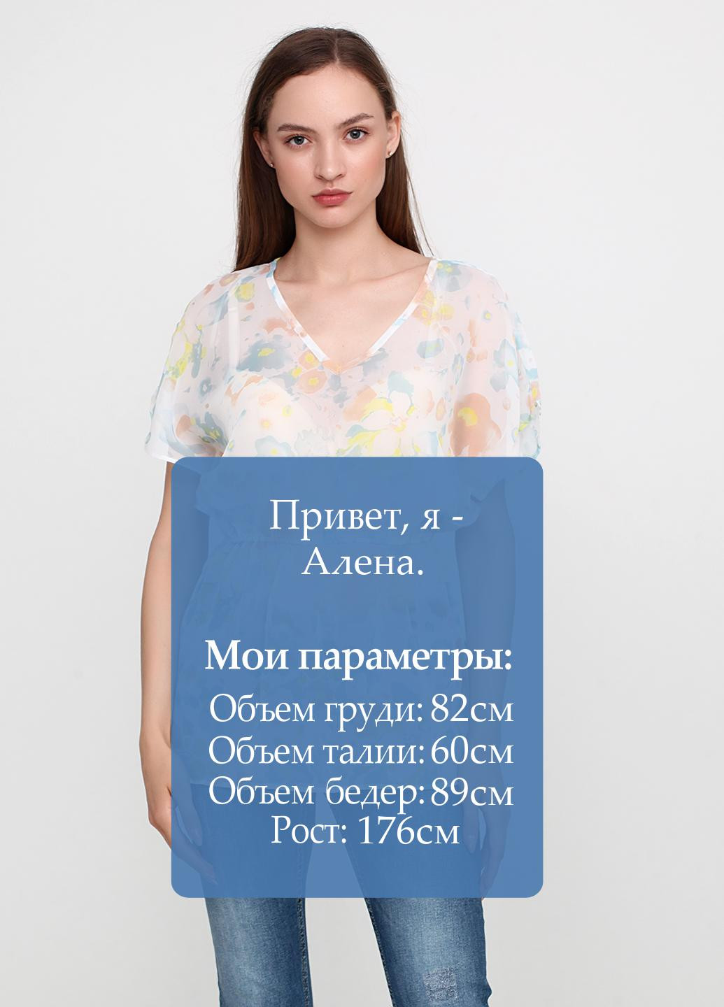 Белая летняя блуза Forever 21