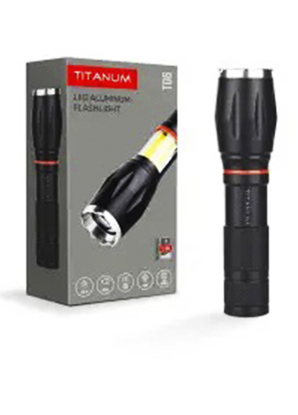 Портативний світлодіодний ліхтарик TLF-T06 300Lm Titanum t-6 (256517119)