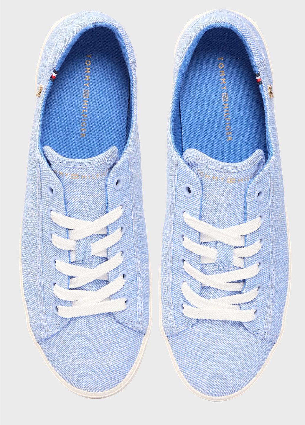 Голубые кеды Tommy Hilfiger