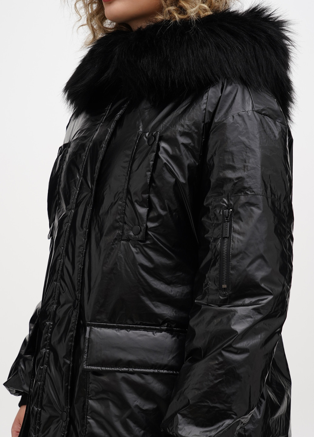 Черная демисезонная куртка Boohoo