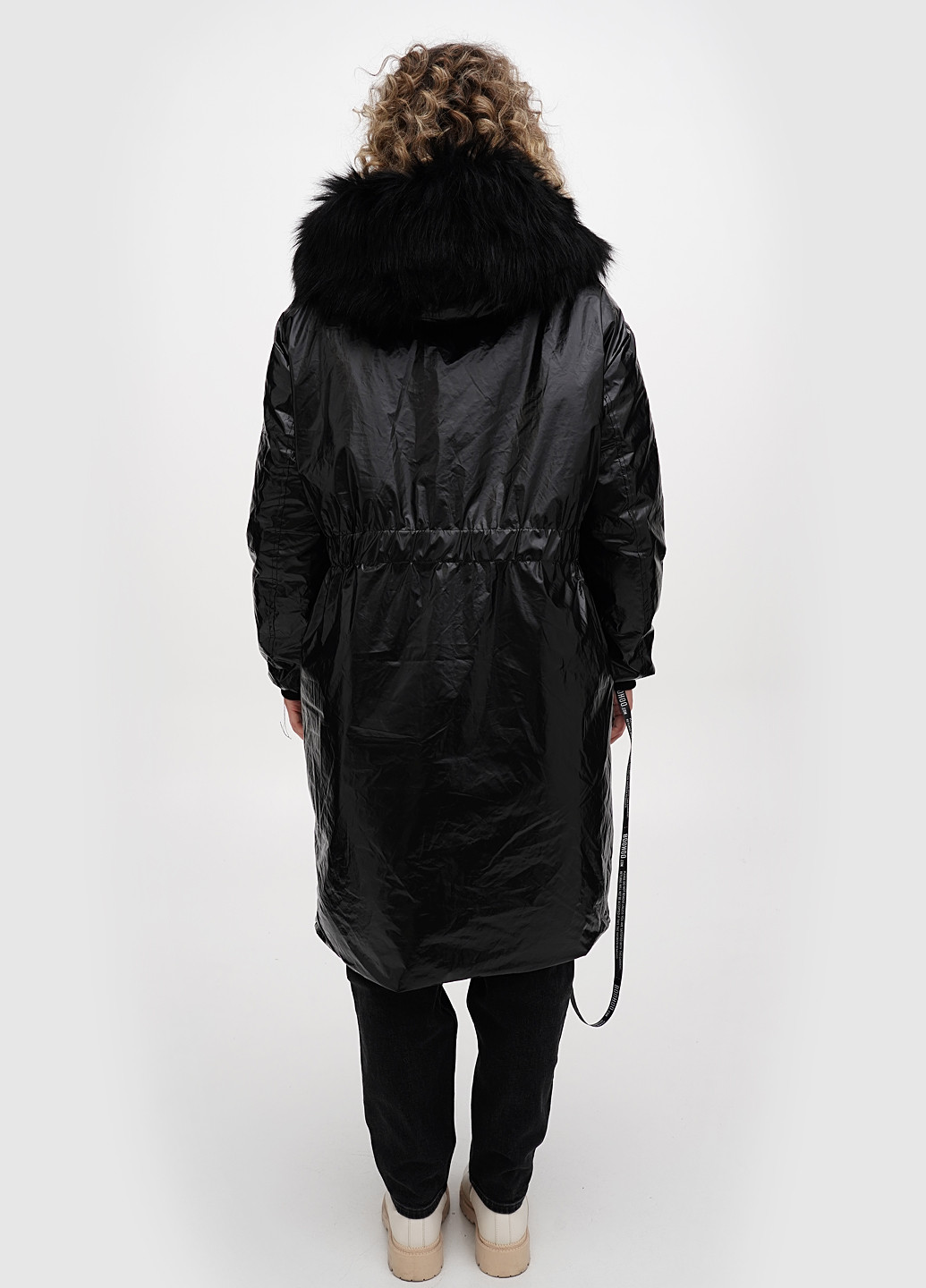 Черная демисезонная куртка Boohoo