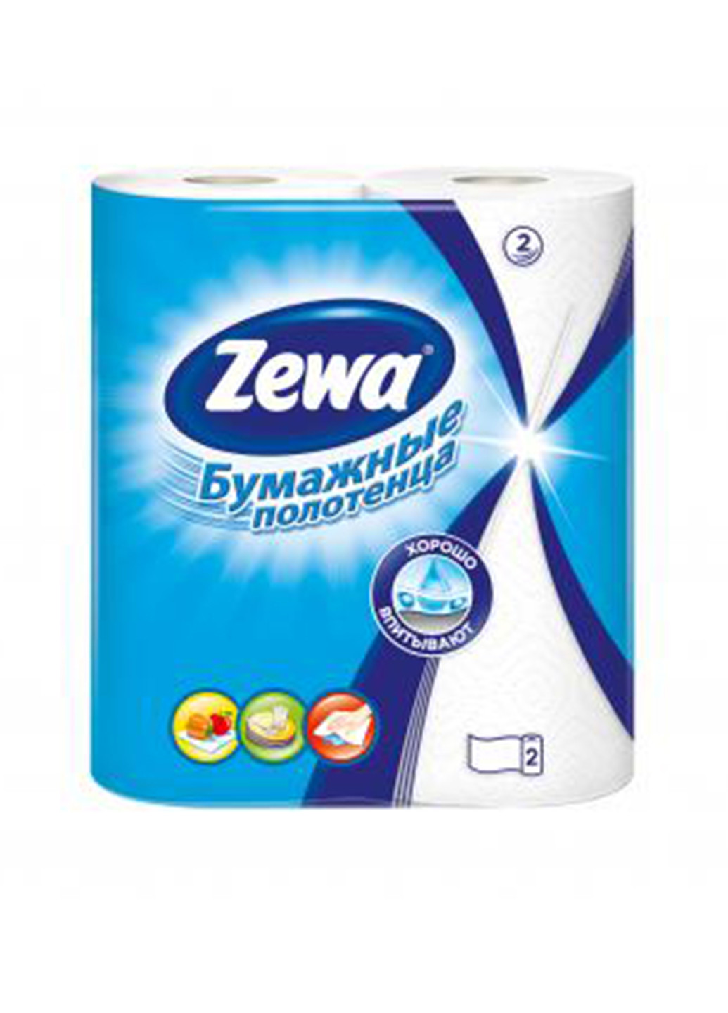 Бумажное полотенце (2 рулона) Zewa (151347075)