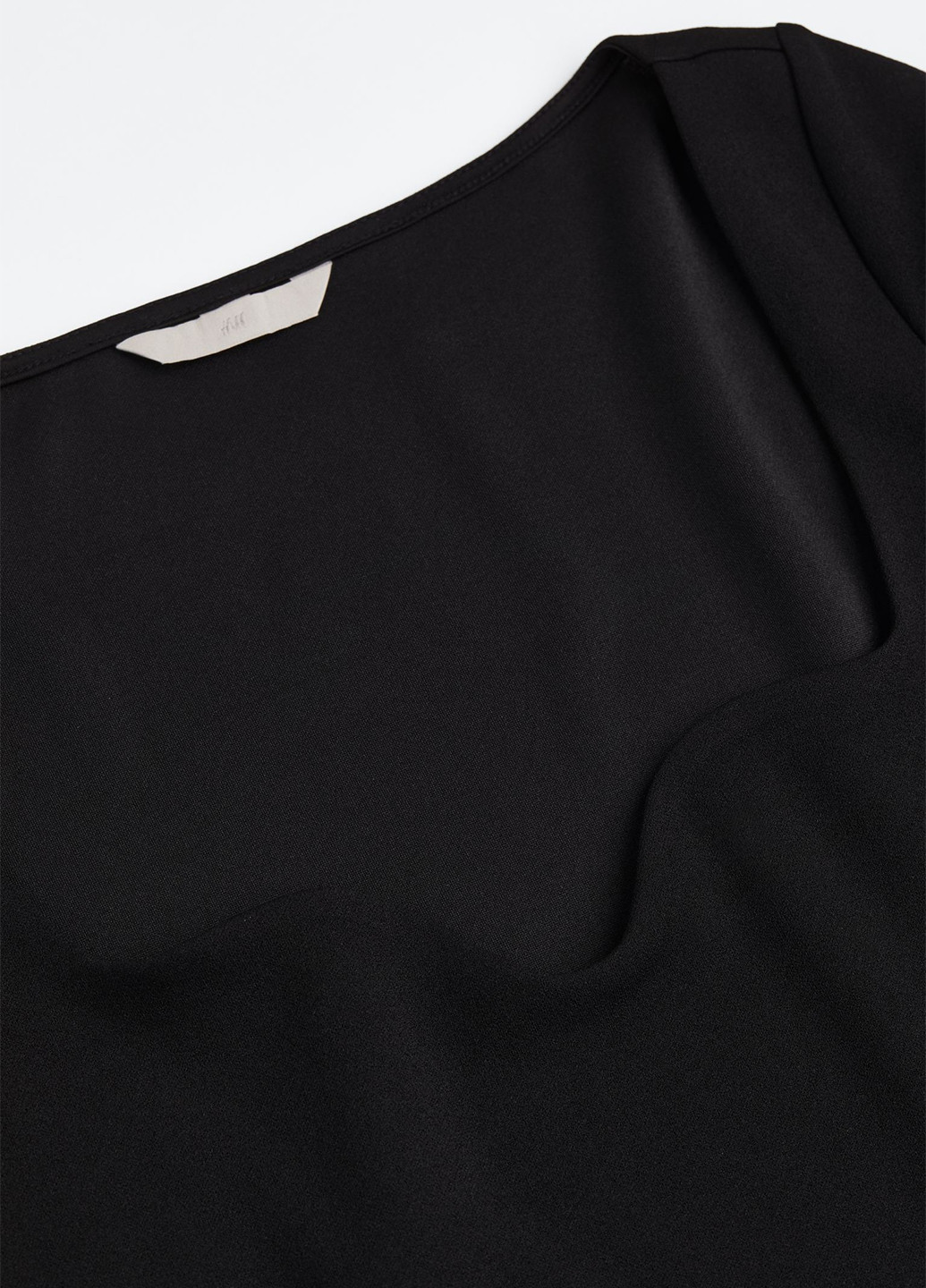 Черное кэжуал платье H&M однотонное