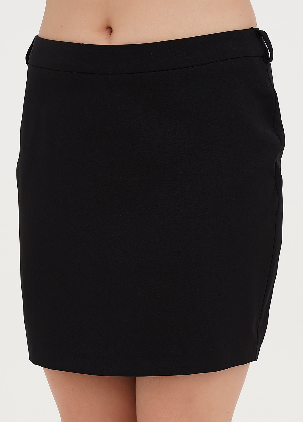 Черная кэжуал однотонная юбка Vicolo