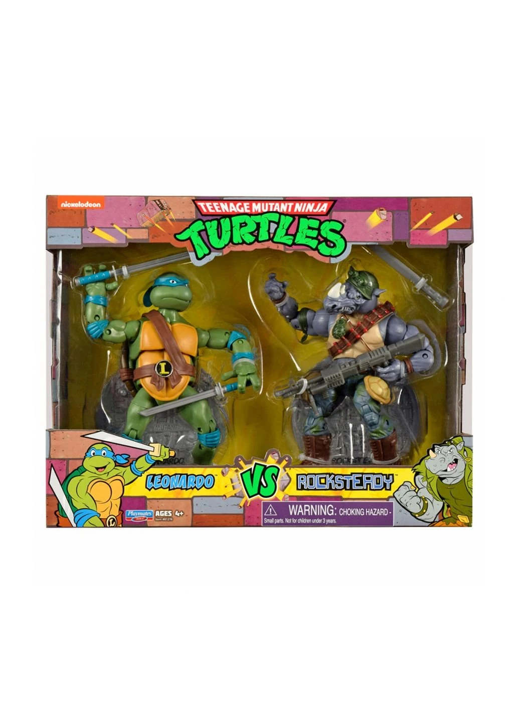 Фігурка набір Леонардо проти Рокстеді (81276) TMNT (252229269)