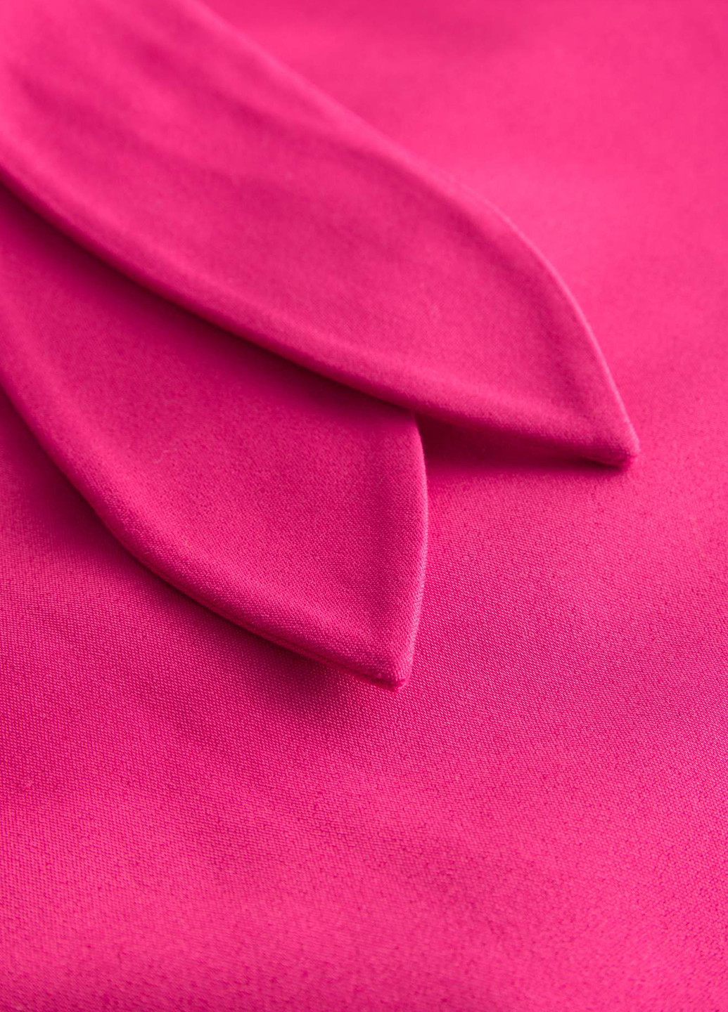 Малиновая кэжуал однотонная юбка Orsay на запах