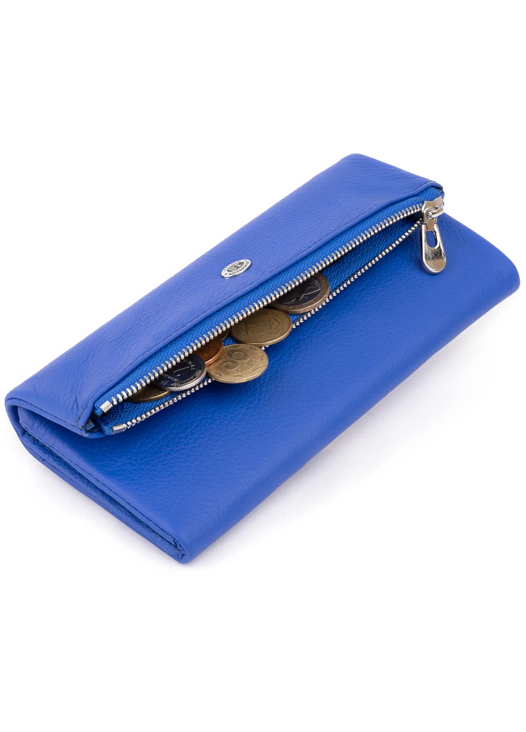 Жіночий шкіряний гаманець-клатч 18,5х9,8х2 см st leather (252131329)