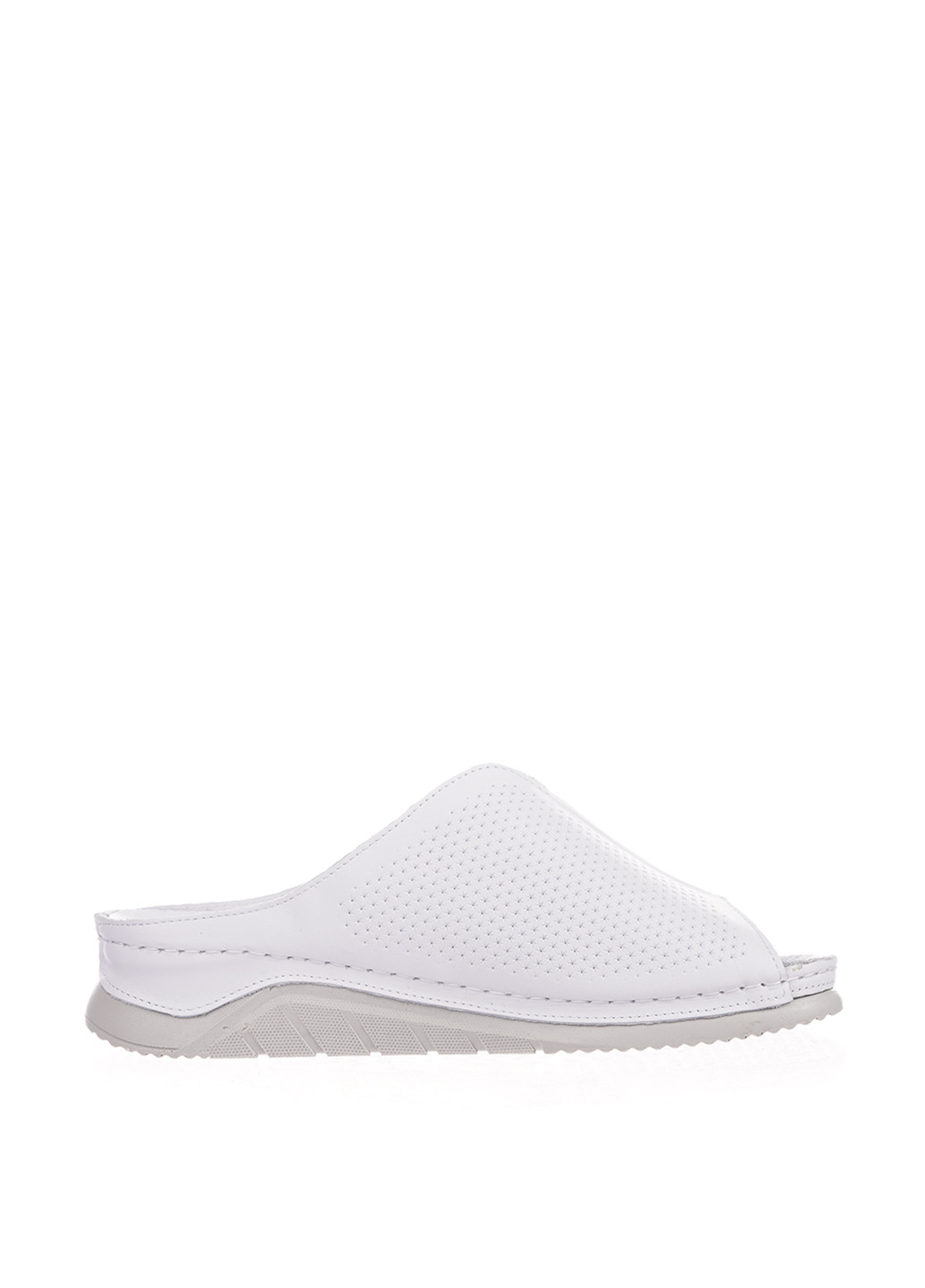 Белые шлепанцы Springer с перфорацией