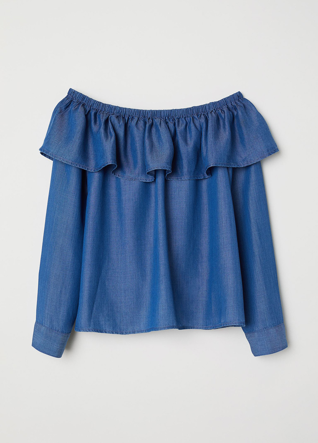 Темно-синяя демисезонная блуза H&M