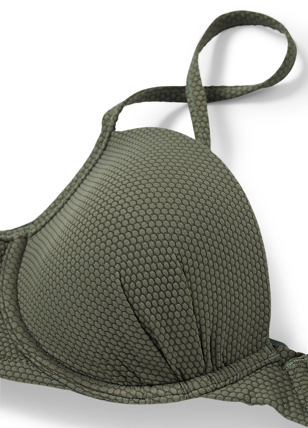 Серо-зелёный корбей бюстгальтер C&A с косточками полиамид