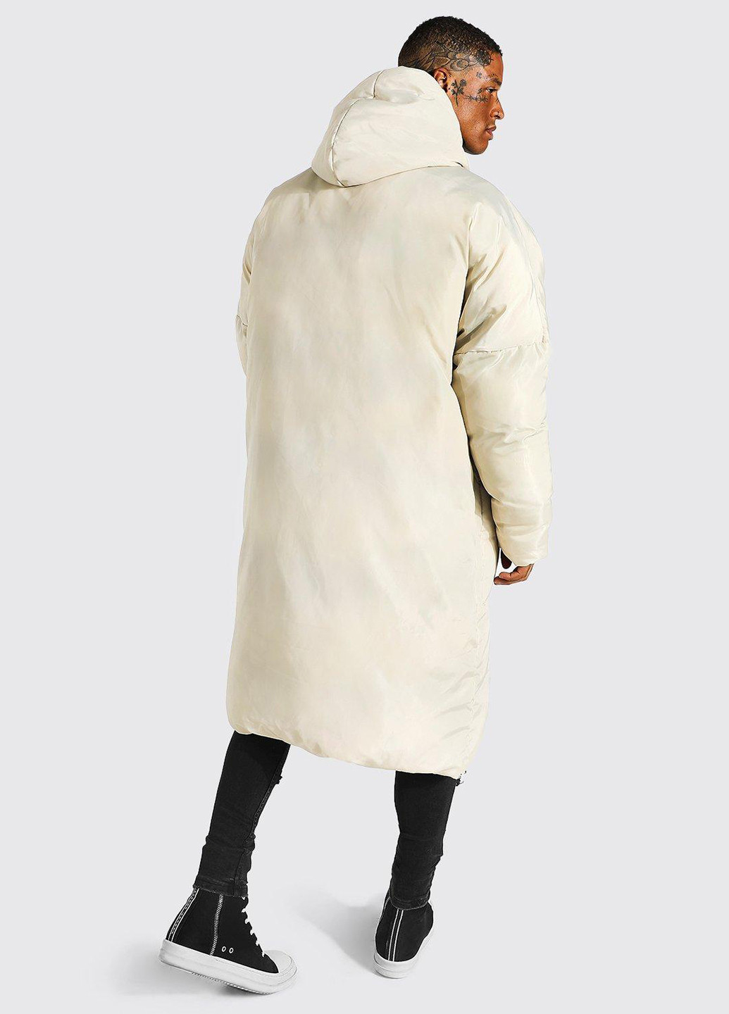 Молочная зимняя куртка Boohoo