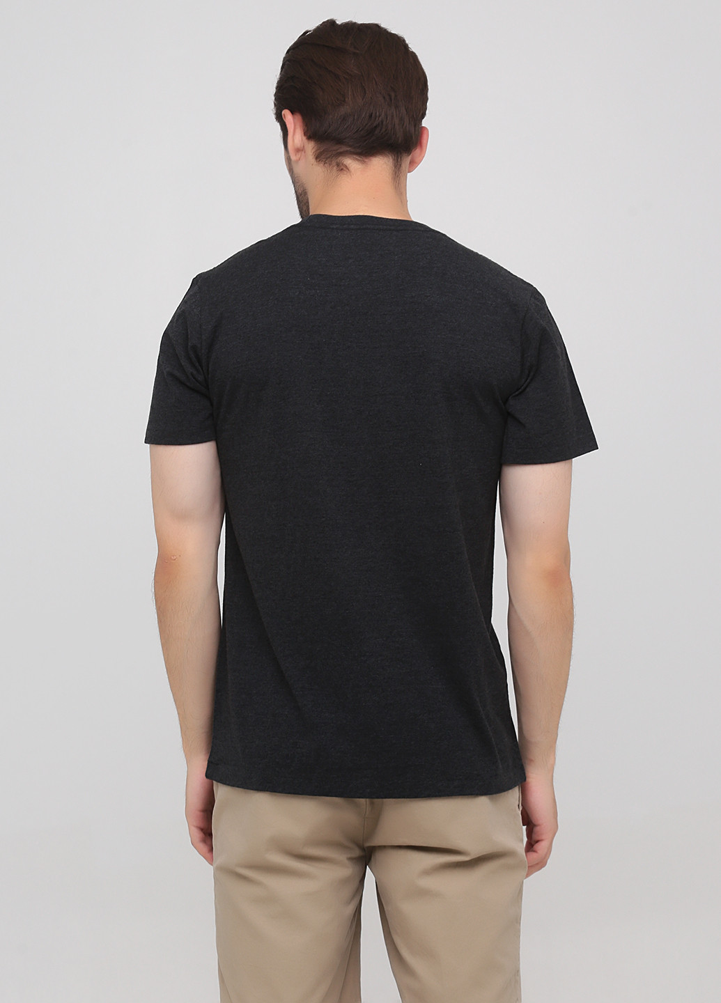 Темно-серая футболка Ralph Lauren