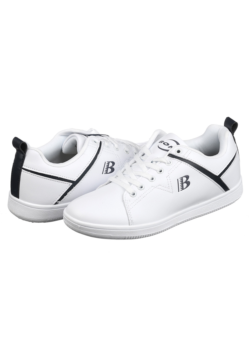 Белые демисезонные кроссовки 789a-2 Bona