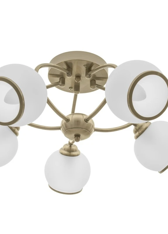 Люстра стельова класична LK-603S/5 E27 AB Brille (253885793)