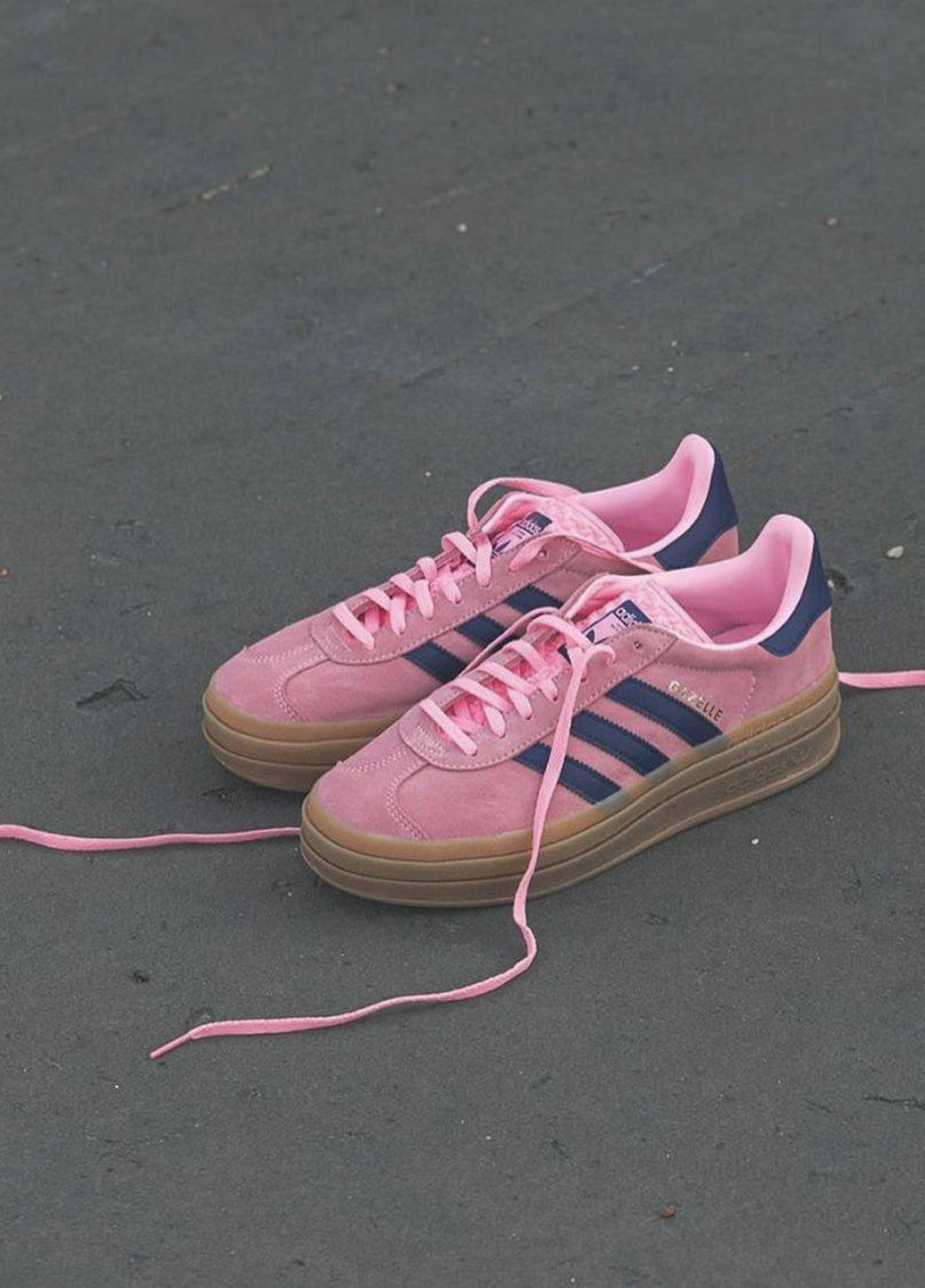 Розовые кеды No Brand W Gazelle Bold