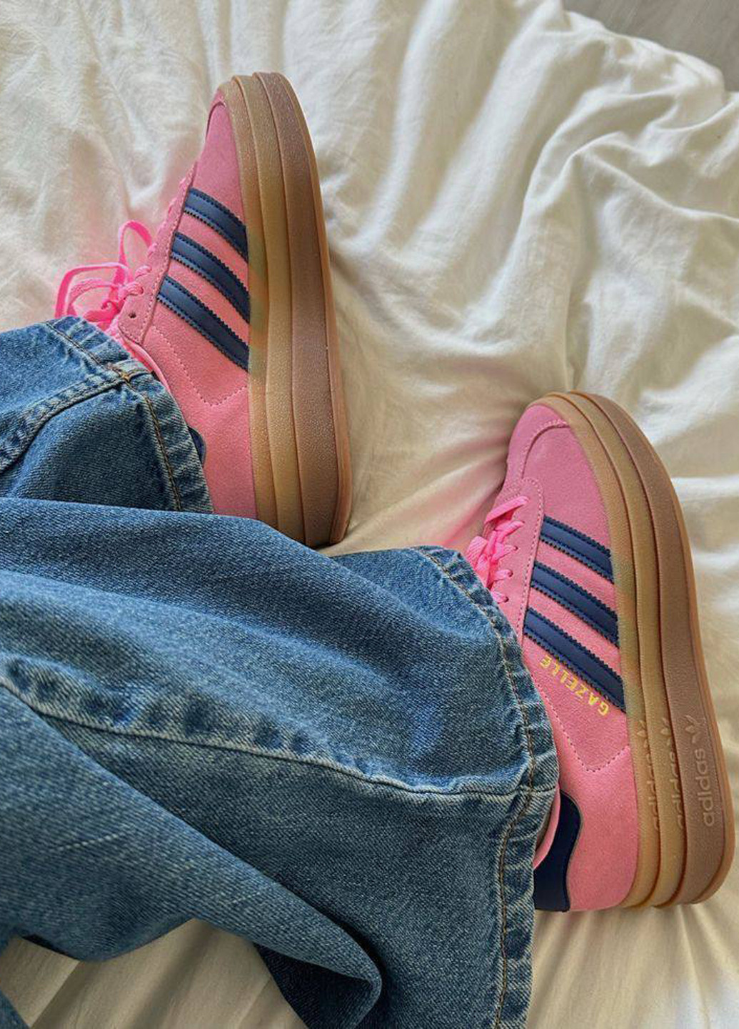 Розовые кеды No Brand W Gazelle Bold