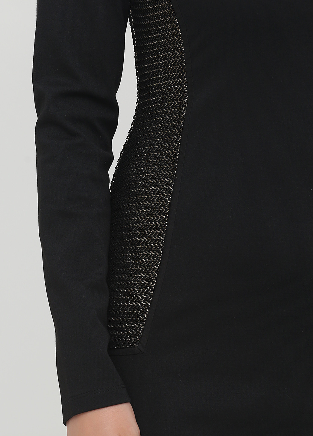 Черное кэжуал платье футляр Manoukian однотонное