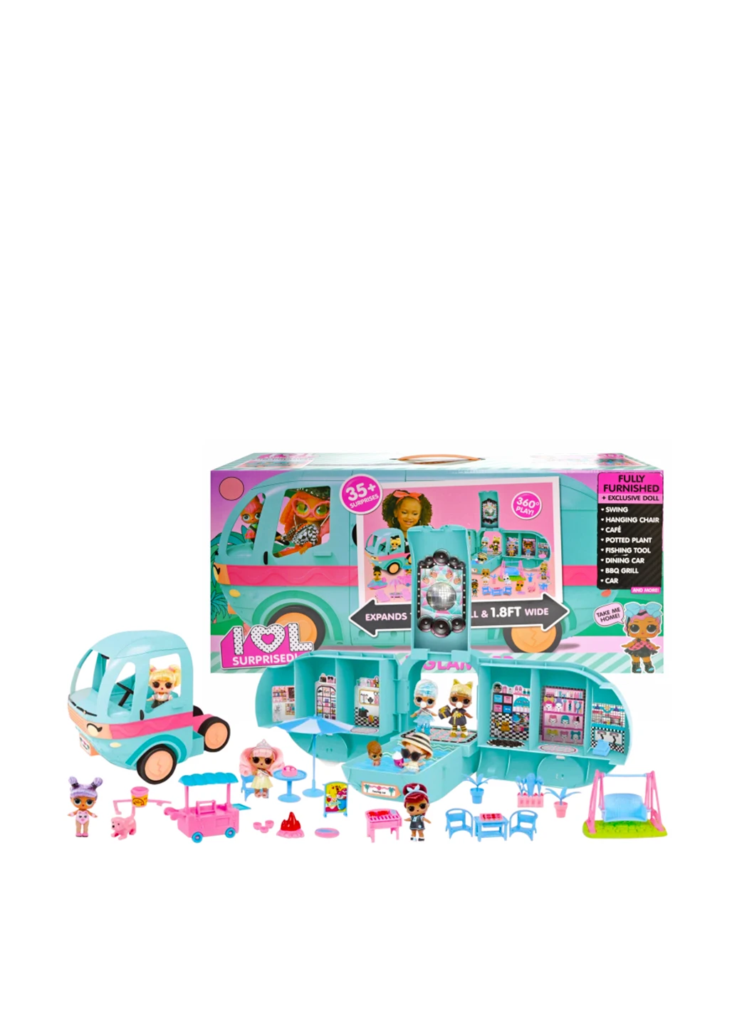 Ігровий набір "Гламурний Кемпер", 41х16,5х32,8 см A-Toys (238667517)