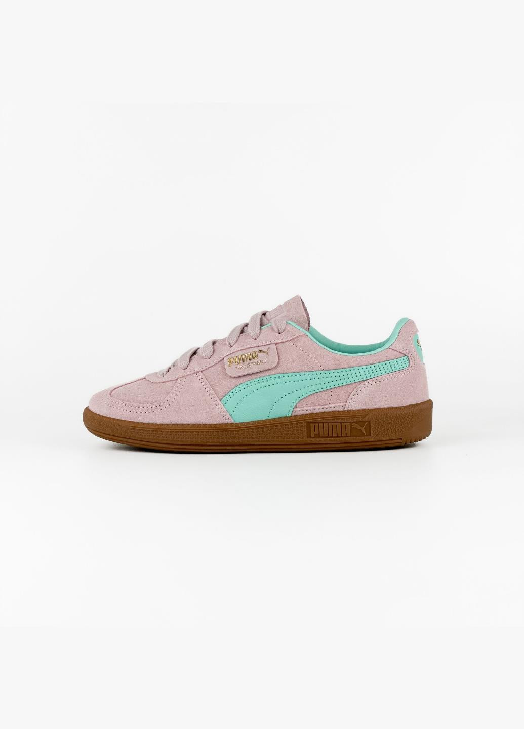 Кроссовки 396463-23 Puma Palermo Mauve Mist Mint розовые демисезоны (317252268)