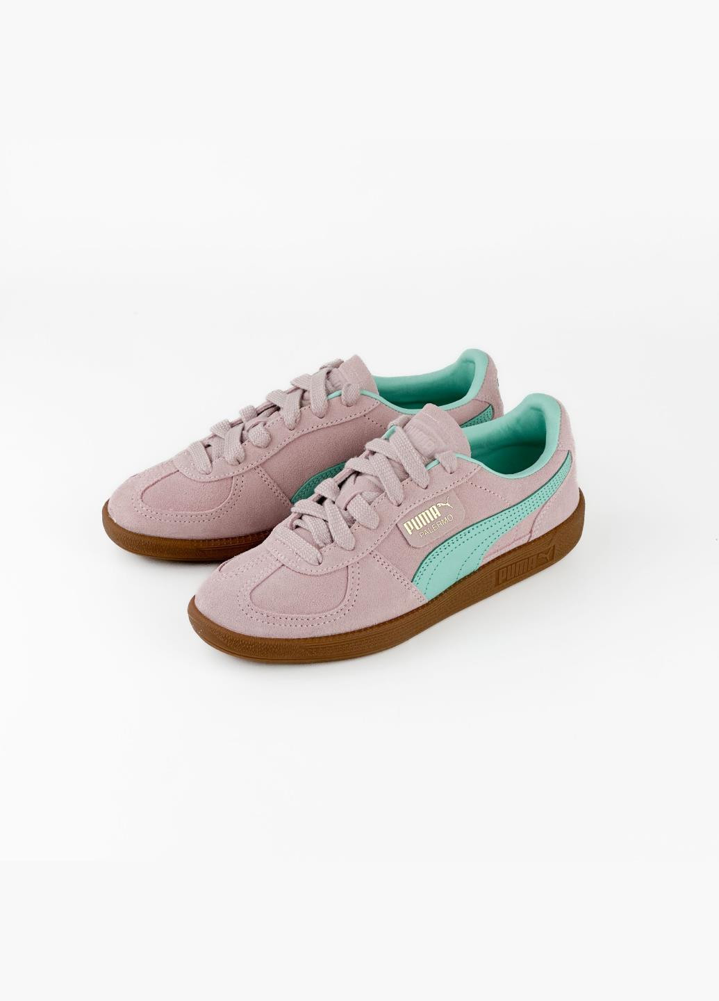 Кроссовки 396463-23 Puma Palermo Mauve Mist Mint розовые демисезоны (317252268)